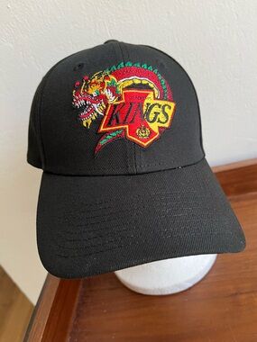 Rare New Era Black Los Angeles Kings Year of the Dragon snapback Cap Hat